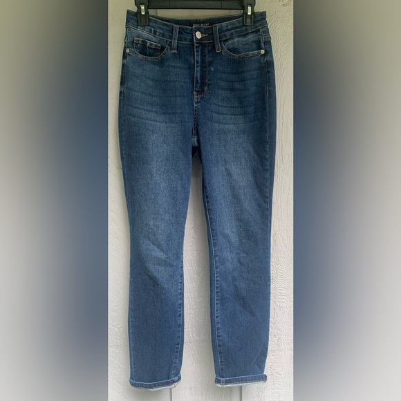 Judy Blue Denim - Judy Blue Boyfriend Fit Denim Jeans Medium To Dark Wash Size 3/26